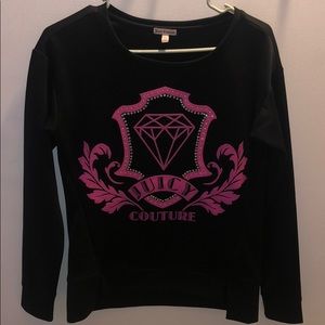 Black juicy couture sweatshirt